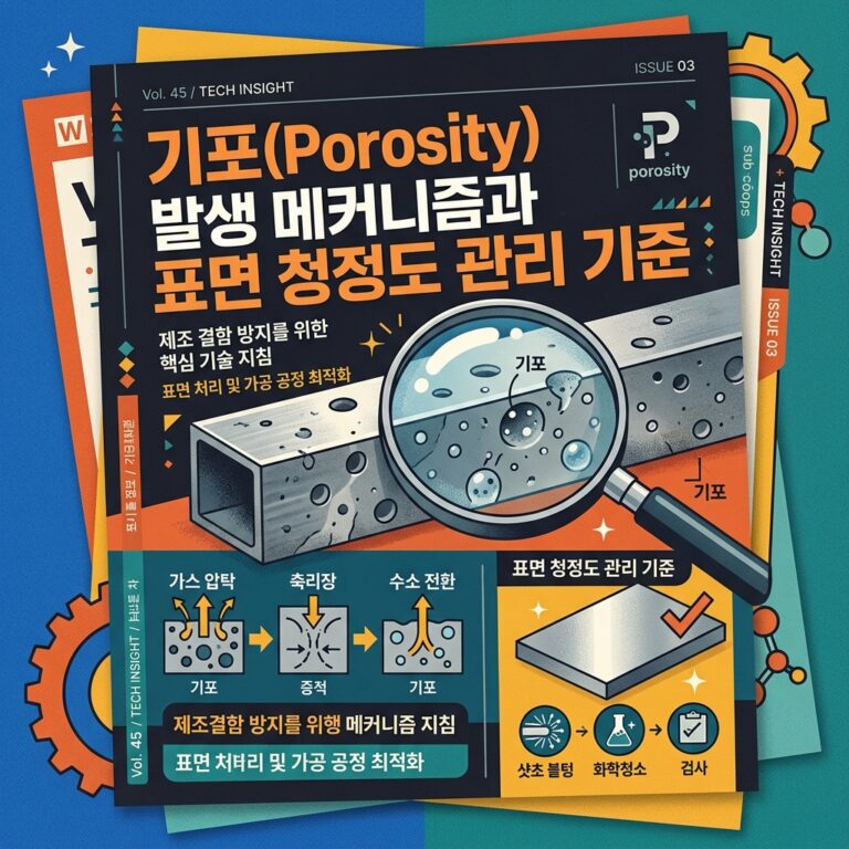 ai thumbnail poster 기포Porosity 발생 메커니즘과 표면 청정도 관리 기준 1786816286